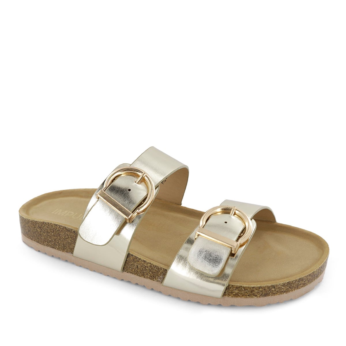 SANDALIAS FLATS MUJER MEI01 ORO - 1
