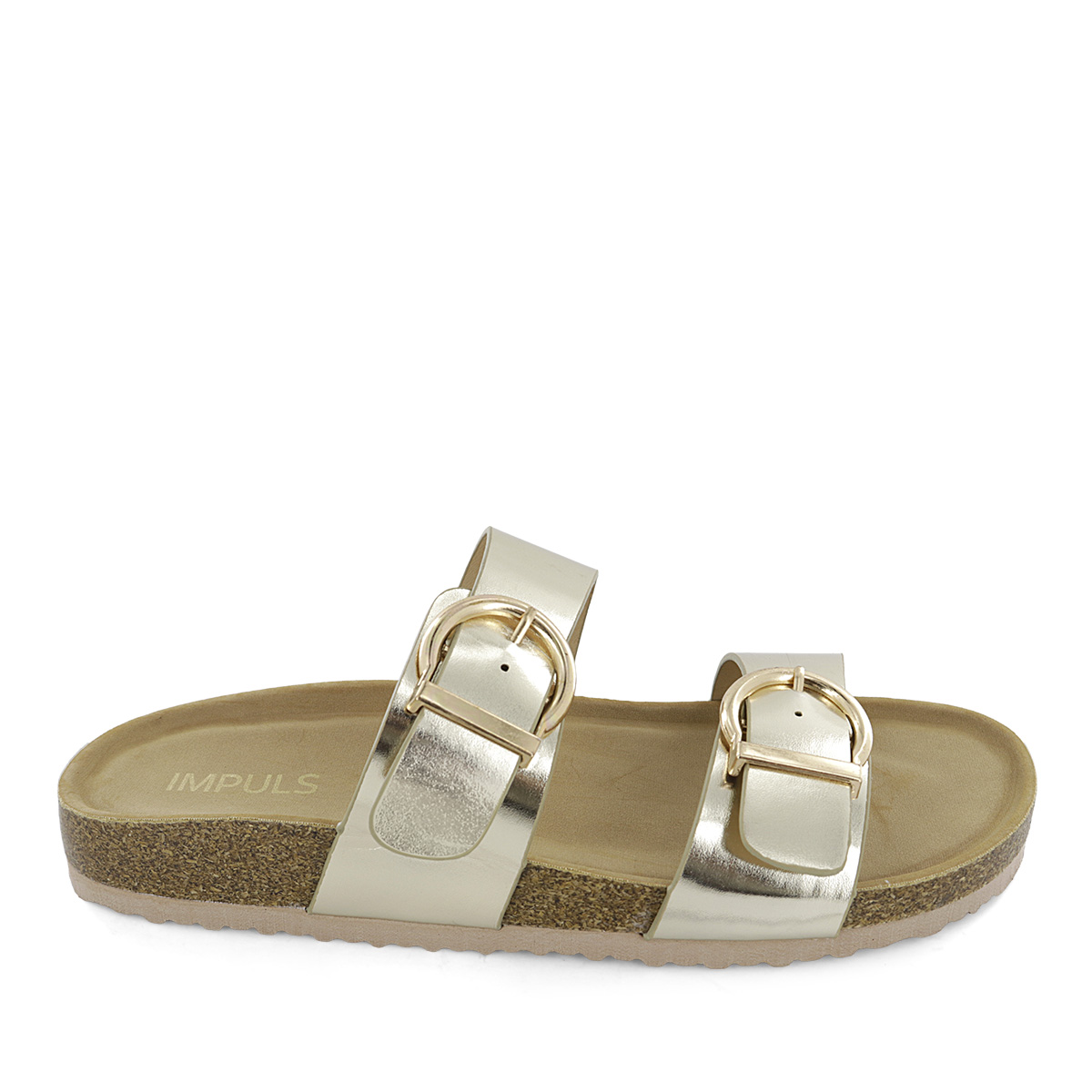 SANDALIAS FLATS MUJER MEI01 ORO - 2