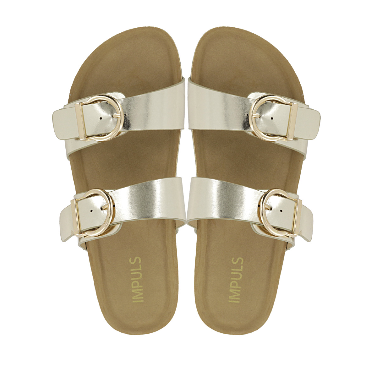 SANDALIAS FLATS MUJER MEI01 ORO - 5