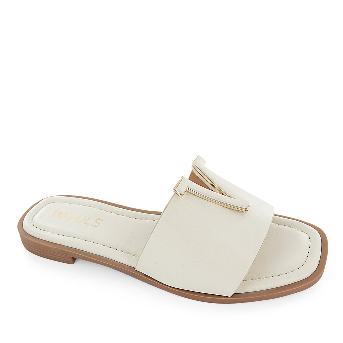 SANDALIAS FLATS MUJER AIXA24 HIELO - 1