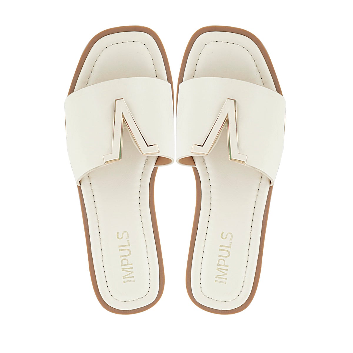 SANDALIAS FLATS MUJER AIXA24 HIELO - 5