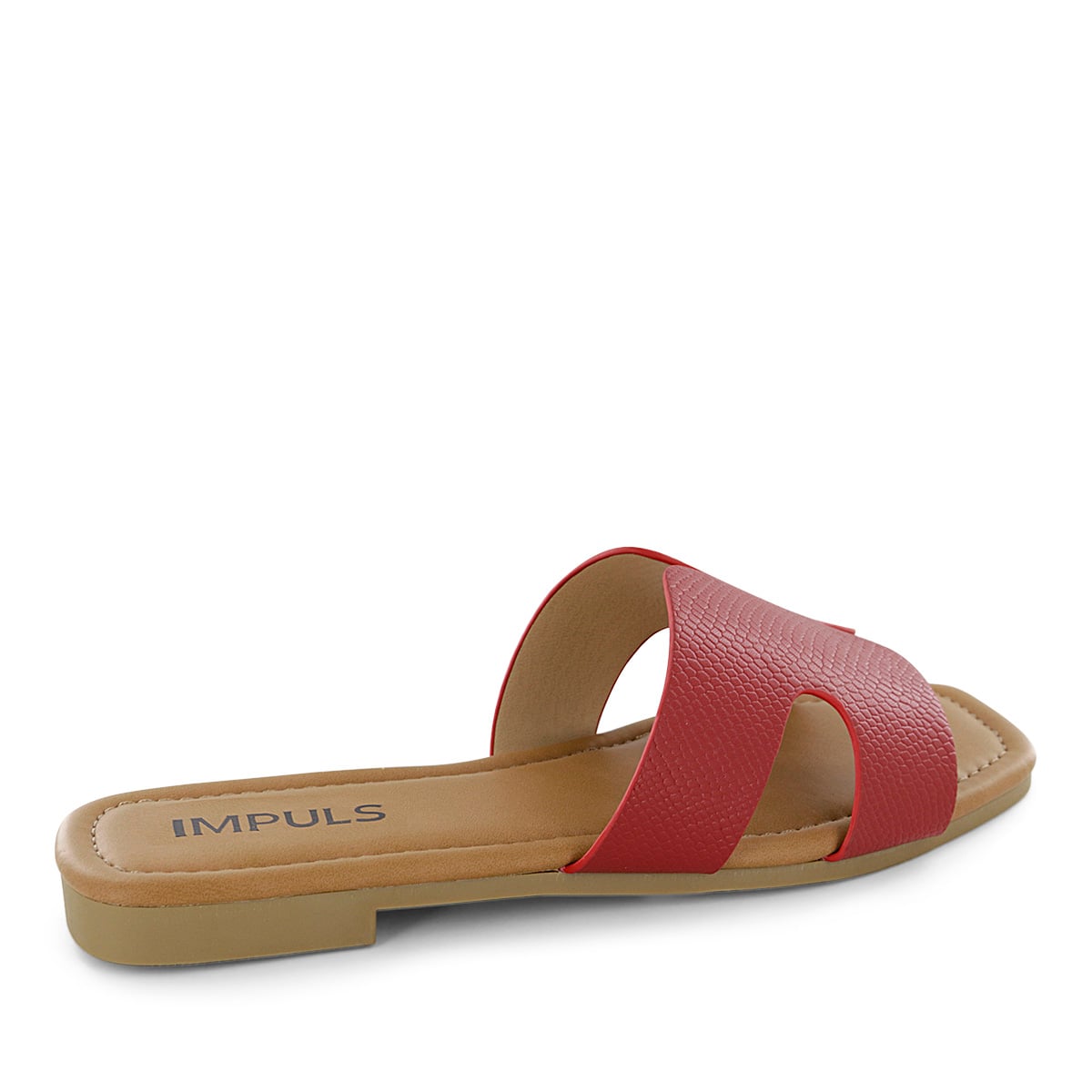 SANDALIAS FLATS MUJER AIXA25 ROJO - 3