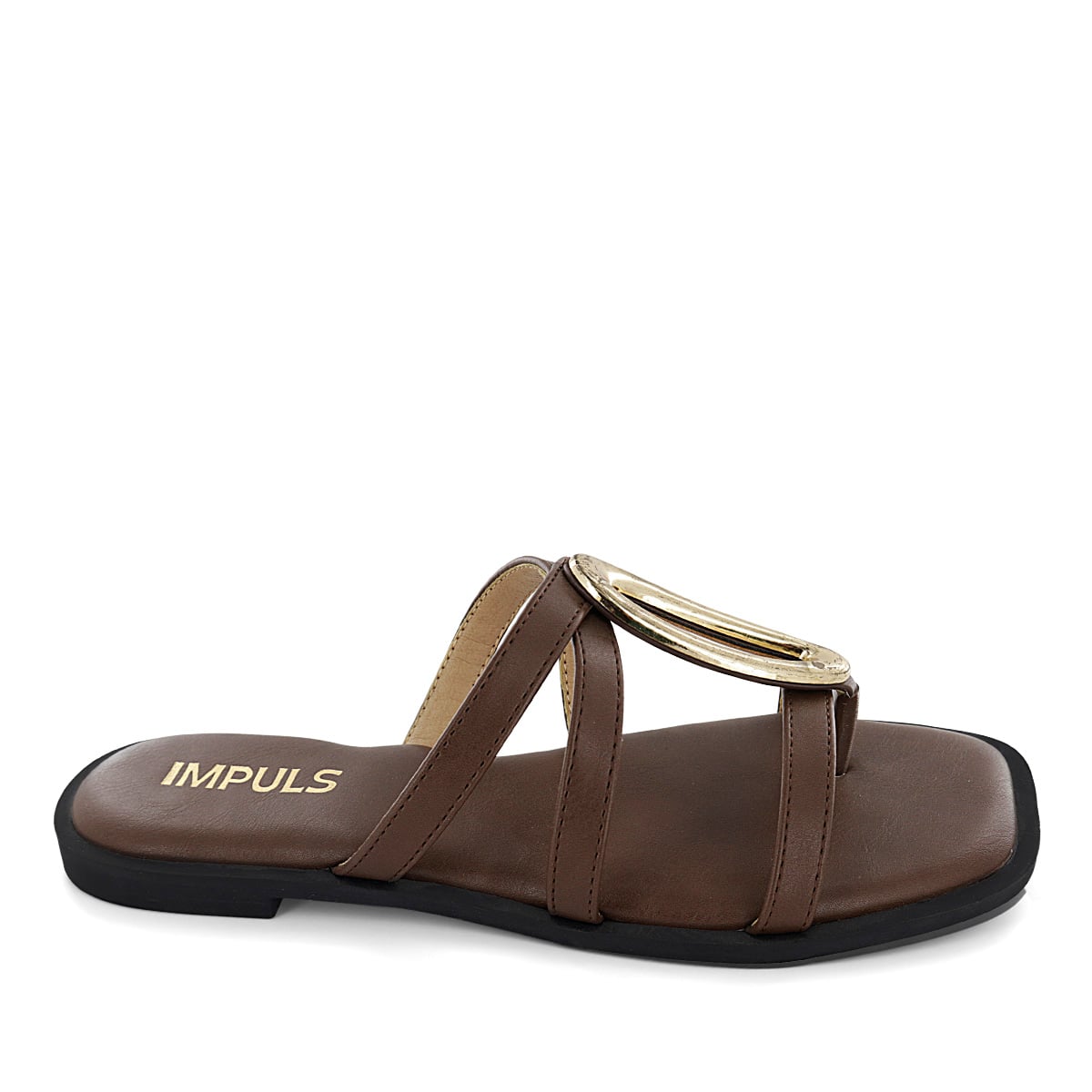 SANDALIAS FLATS MUJER AIXA29 CHOCOLATE - 2