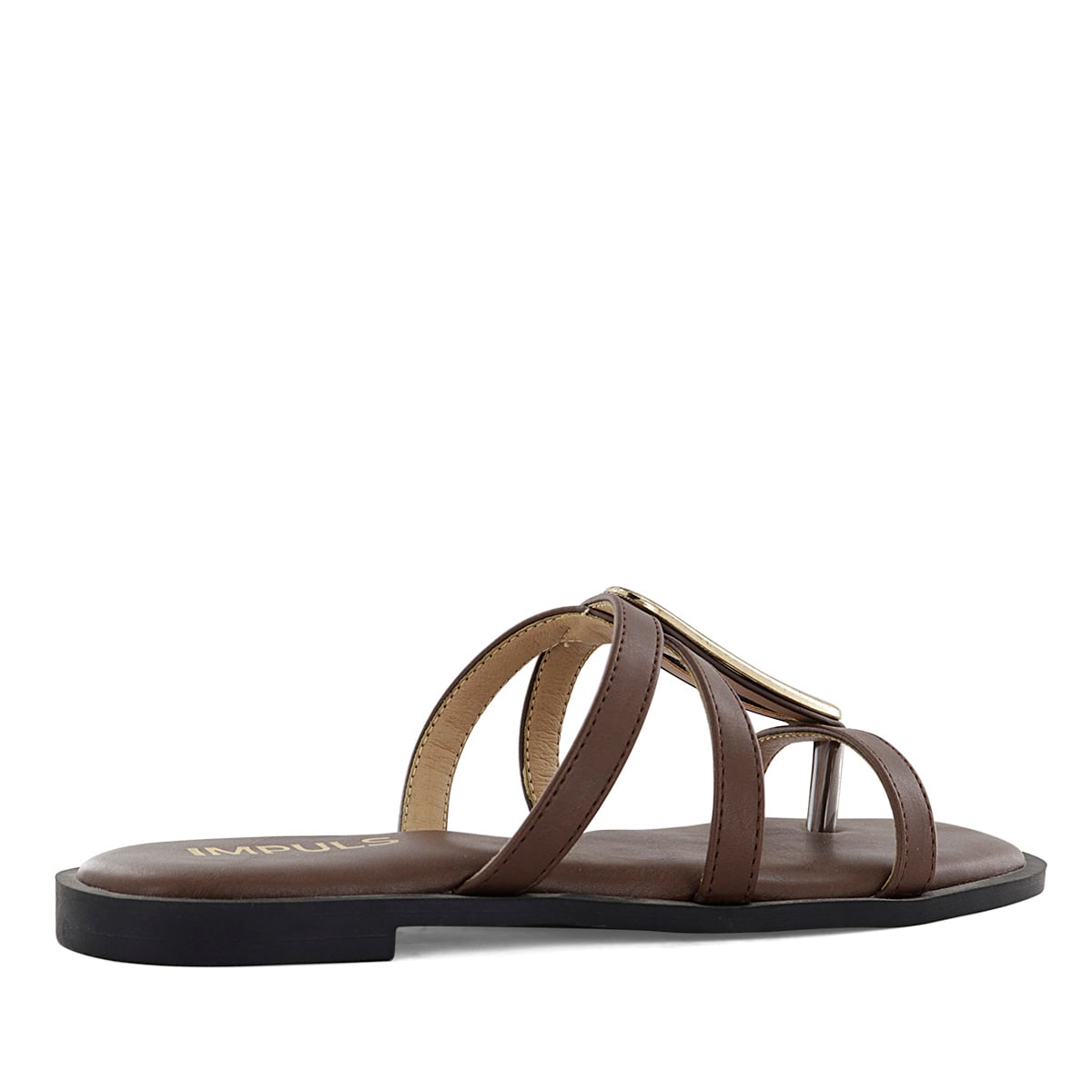 SANDALIAS FLATS MUJER AIXA29 CHOCOLATE - 3