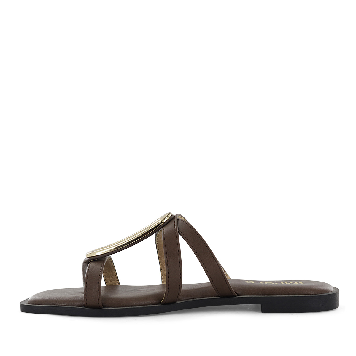 SANDALIAS FLATS MUJER AIXA29 CHOCOLATE - 4