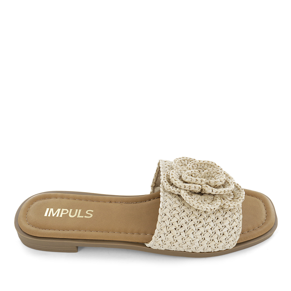 SANDALIAS FLATS MUJER AIXA28 BEIGE - 2