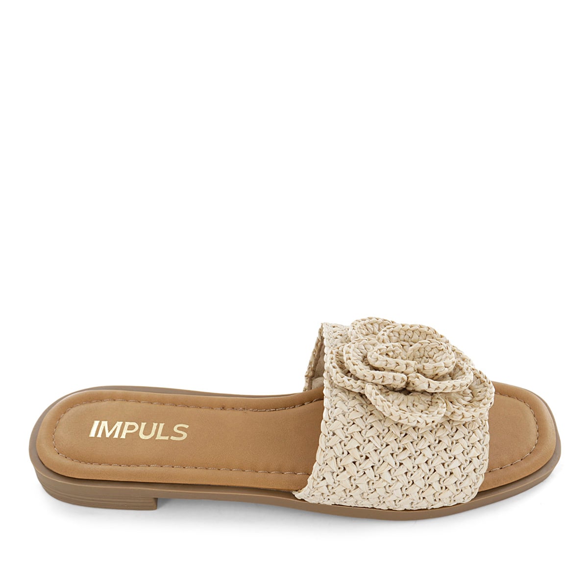 SANDALIAS FLATS MUJER AIXA28 BEIGE - 2