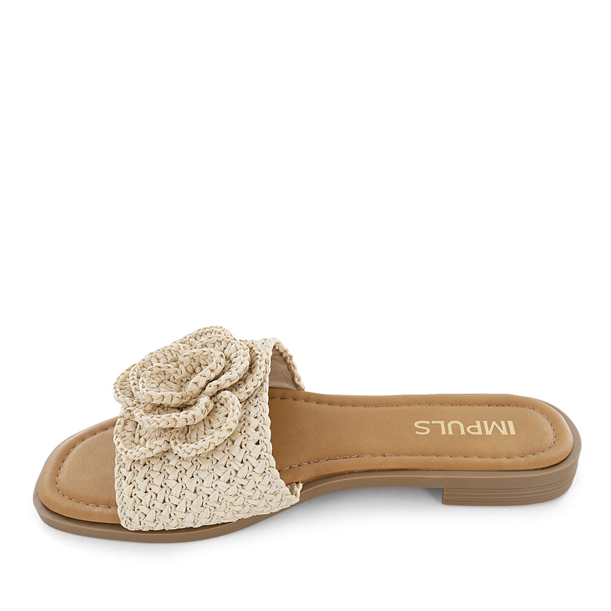 SANDALIAS FLATS MUJER AIXA28 BEIGE - 4