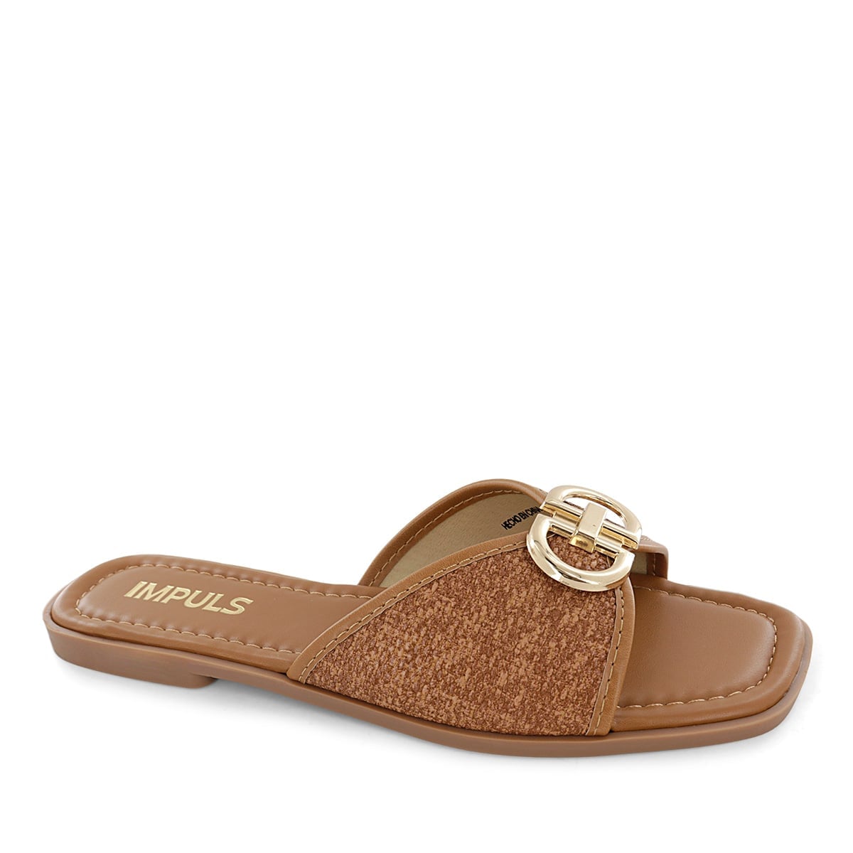 SANDALIAS FLATS MUJER AIXA23 CARAMELO - 1