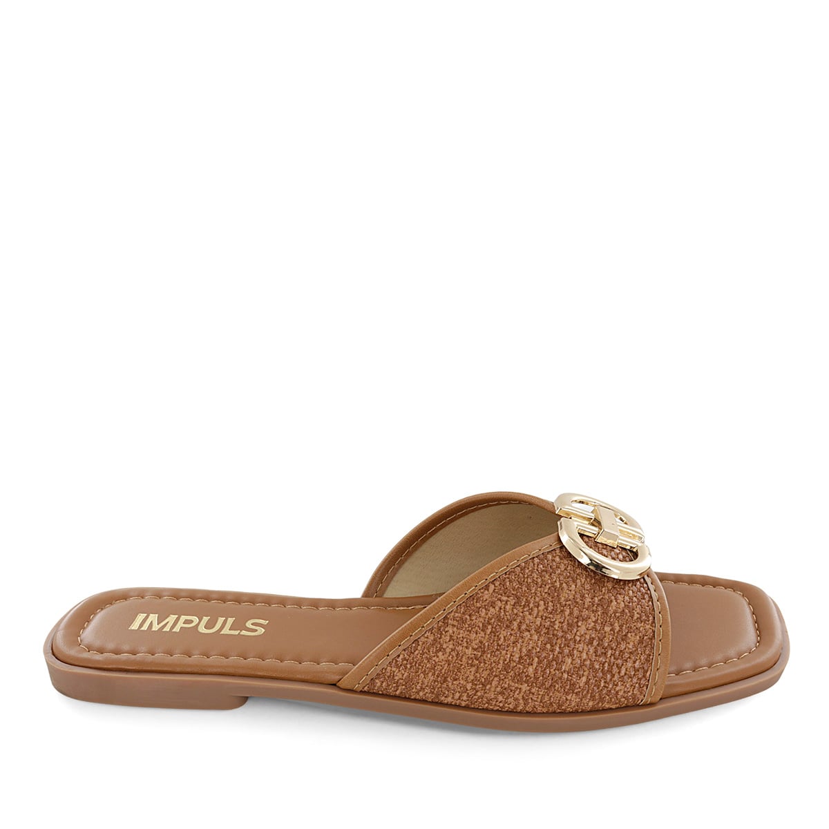 SANDALIAS FLATS MUJER AIXA23 CARAMELO - 2