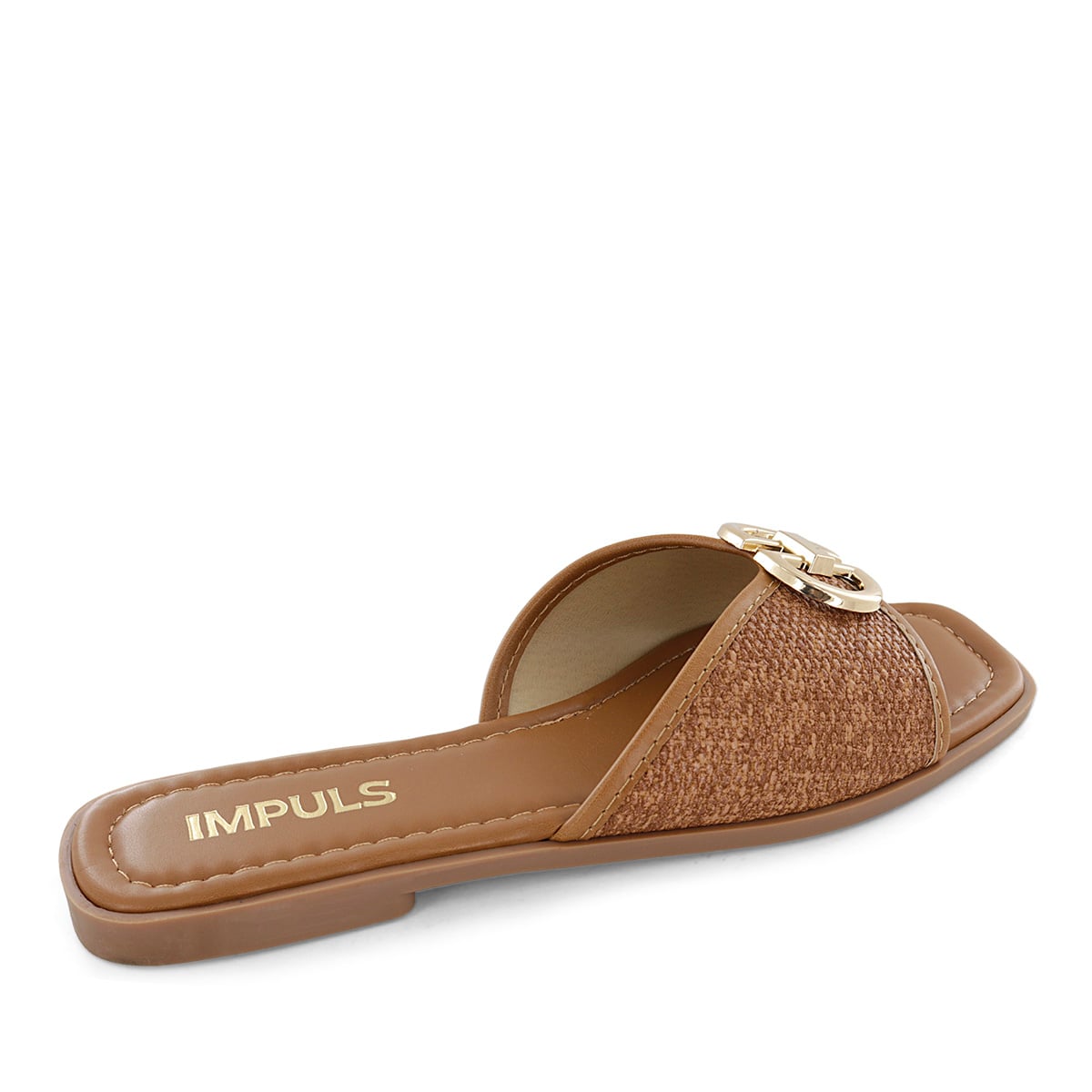 SANDALIAS FLATS MUJER AIXA23 CARAMELO - 3