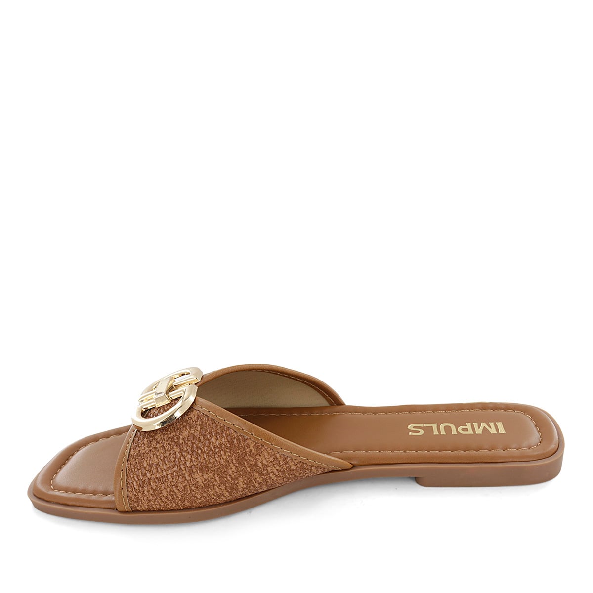 SANDALIAS FLATS MUJER AIXA23 CARAMELO - 4