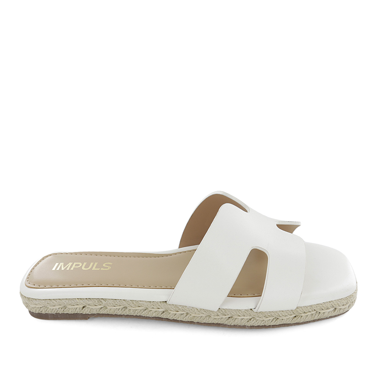 SANDALIAS FLATS MUJER MEI03 BLANCO - 2