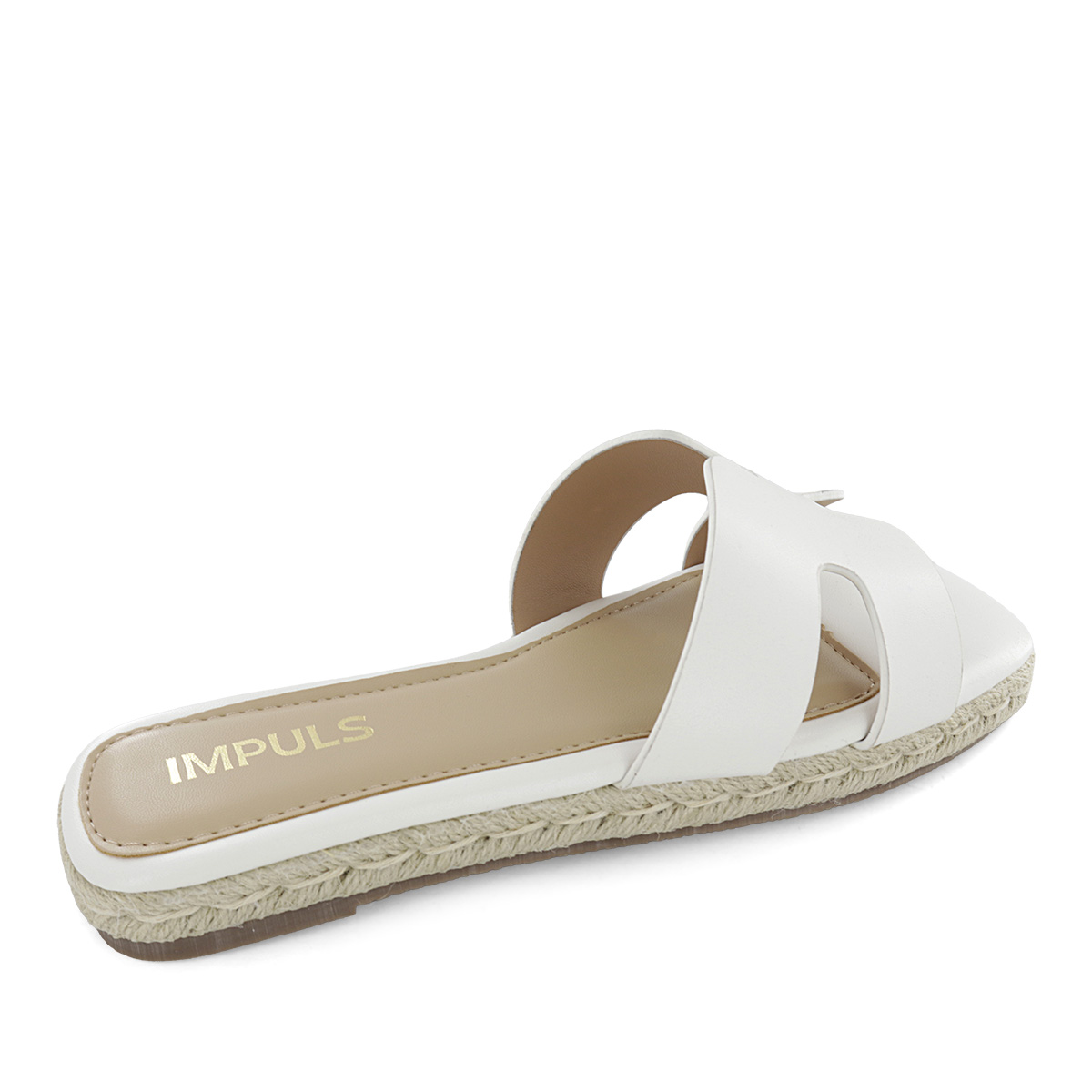 SANDALIAS FLATS MUJER MEI03 BLANCO - 3