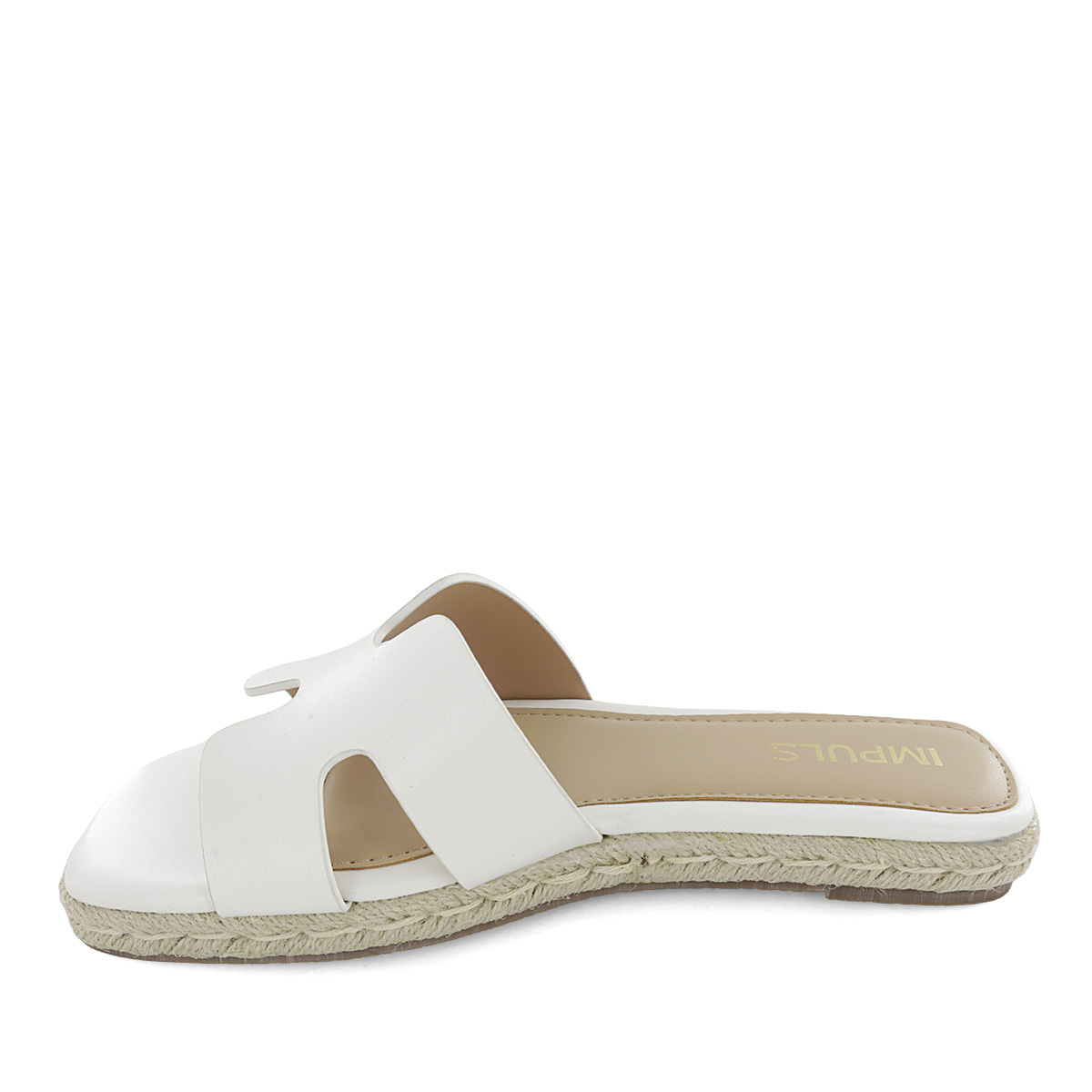 SANDALIAS FLATS MUJER MEI03 BLANCO - 4