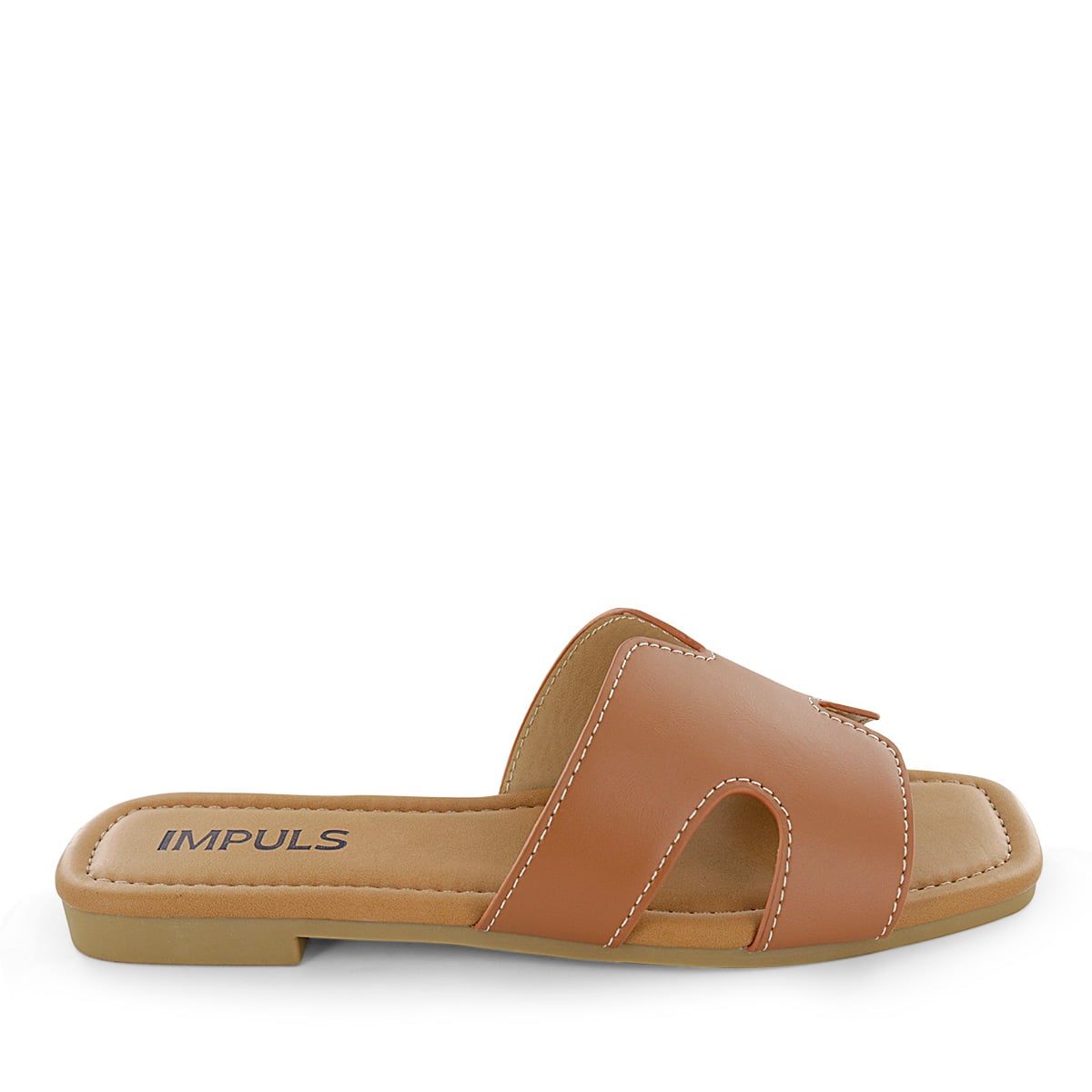SANDALIAS FLATS MUJER AIXA25 CARAMELO - 2