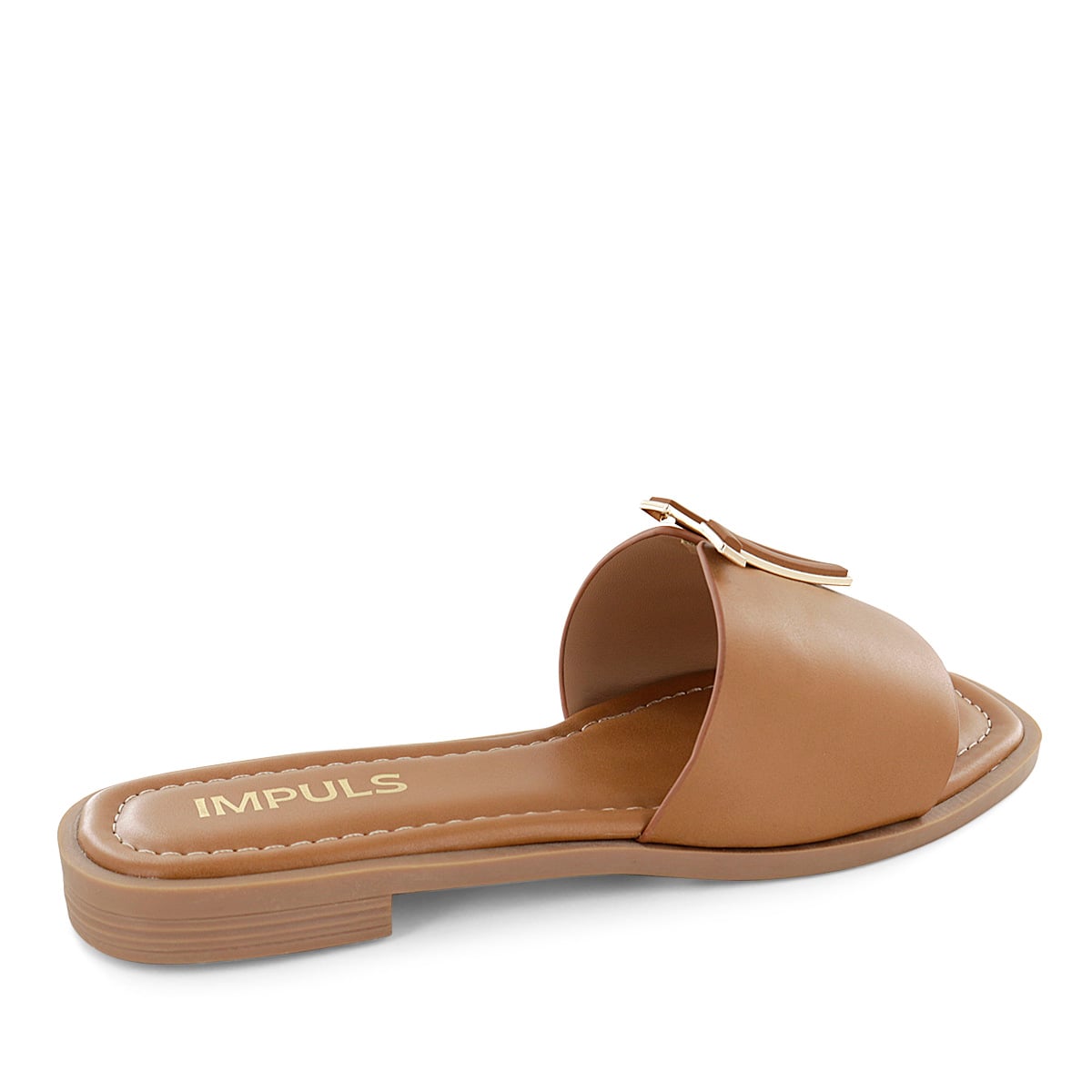 SANDALIAS FLATS MUJER AIXA24 CARAMELO - 3