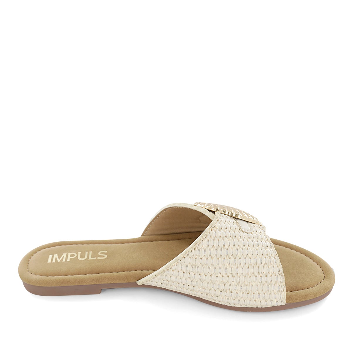 SANDALIAS FLATS MUJER AIXA33 BEIGE - 2