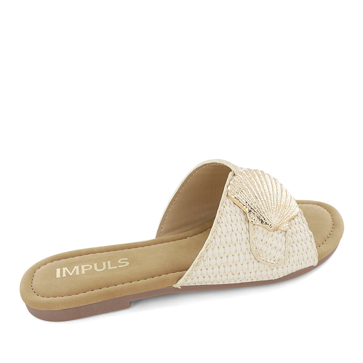 SANDALIAS FLATS MUJER AIXA33 BEIGE - 3
