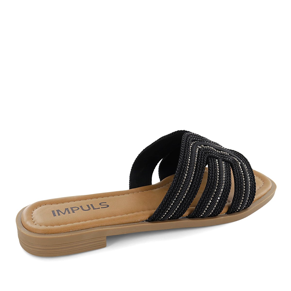 SANDALIAS FLATS MUJER AIXA32 NEGRO - 3