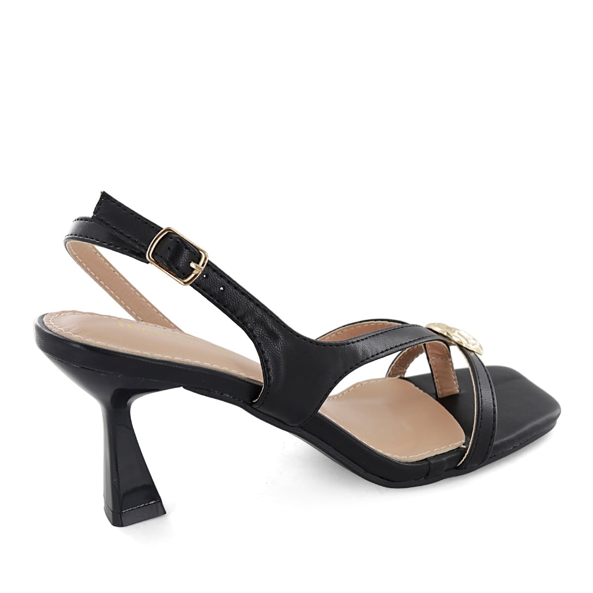 SANDALIAS TACO MUJER KYLIE09 NEGRO - 3