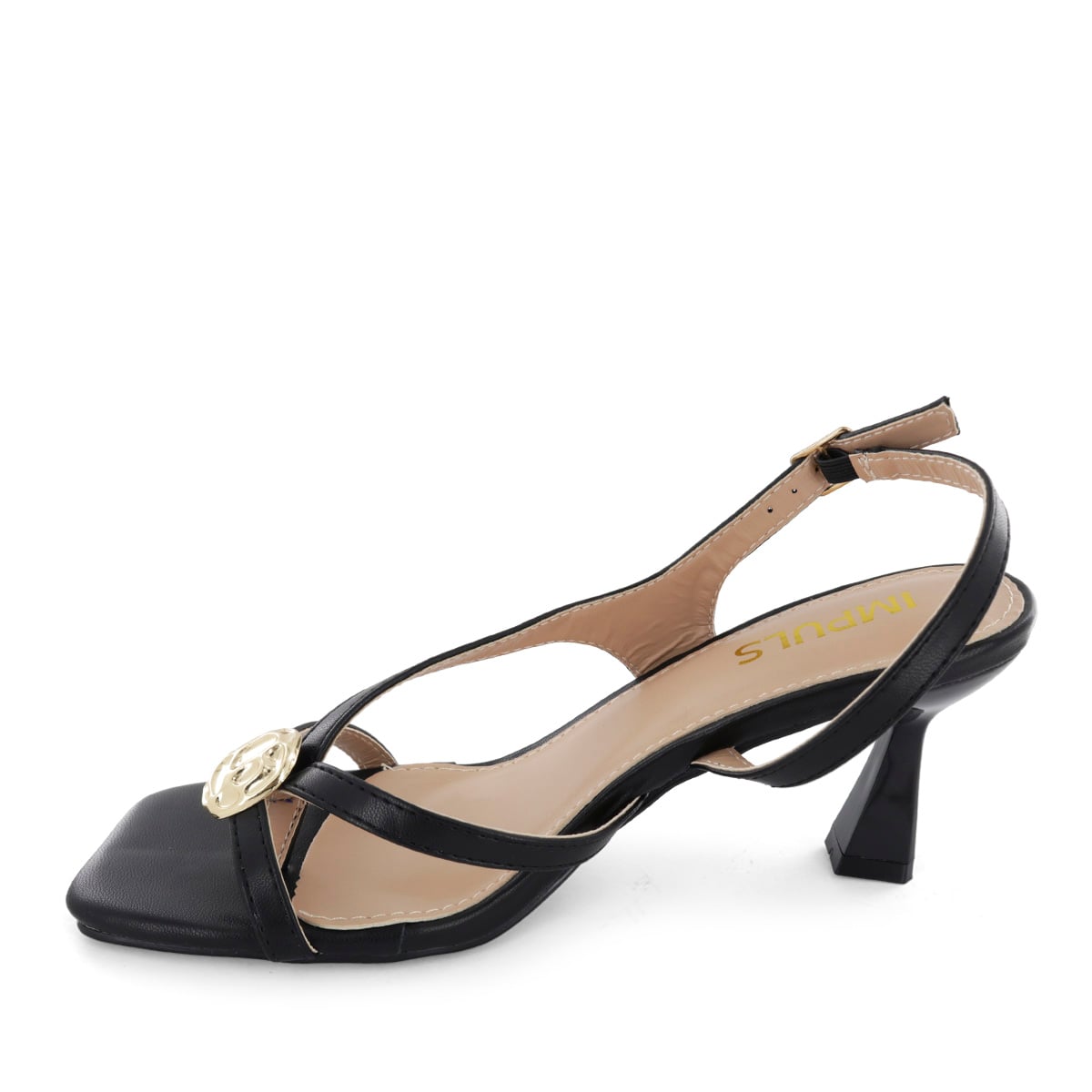 SANDALIAS TACO MUJER KYLIE09 NEGRO - 4