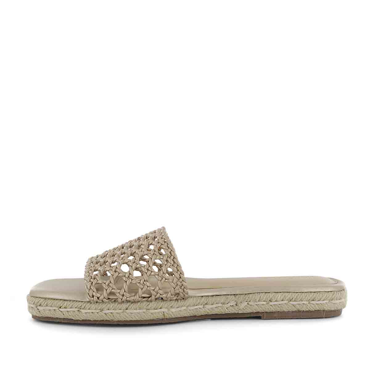 SANDALIAS FLATS MUJER MEI04 ORO - 4