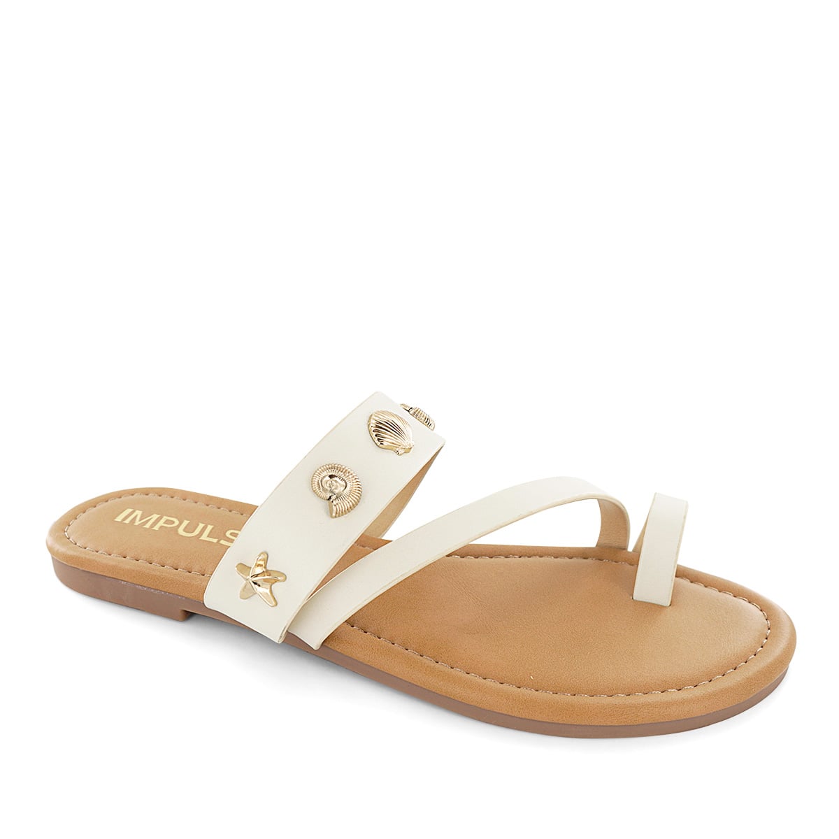 SANDALIAS FLATS MUJER AIXA34 HIELO - 1