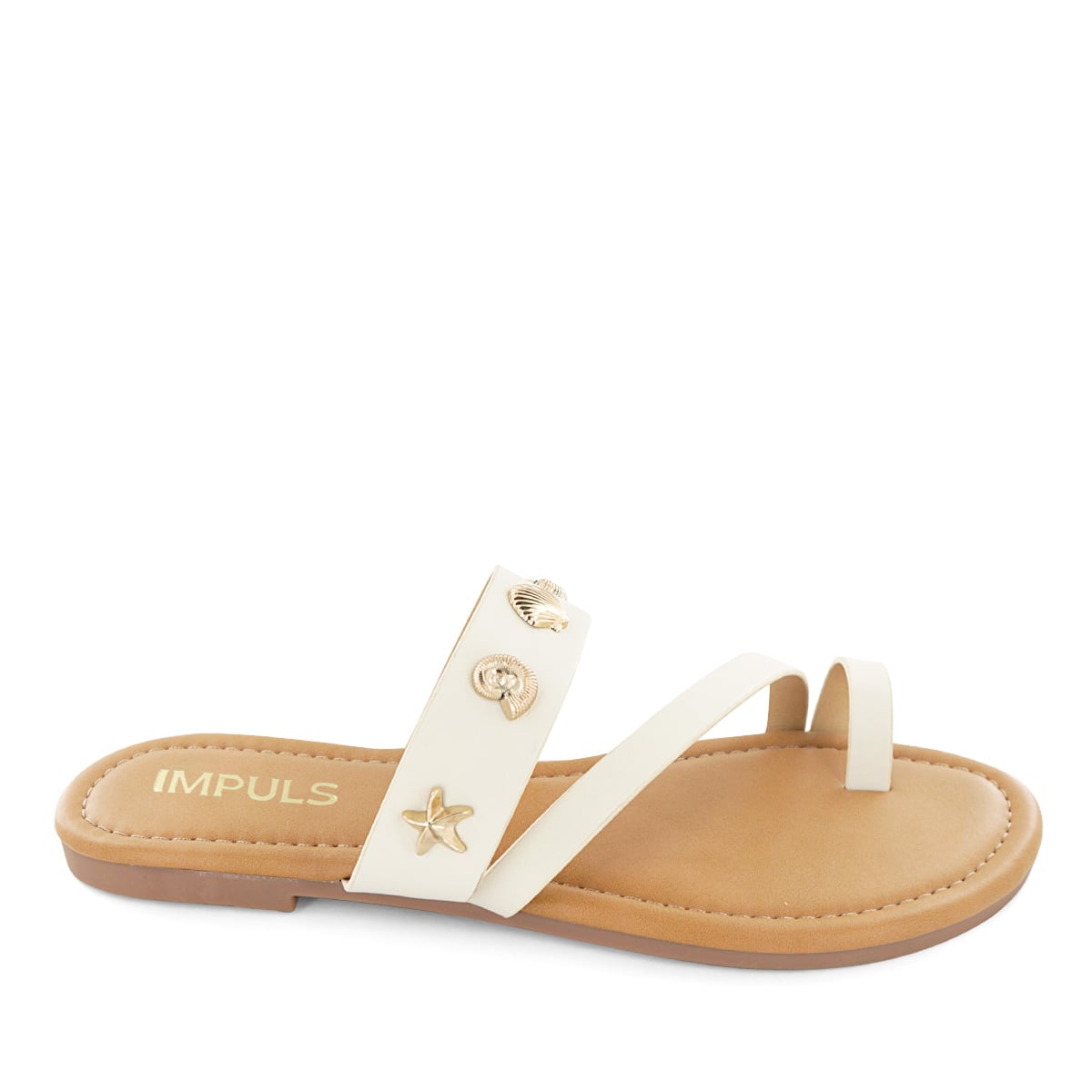 SANDALIAS FLATS MUJER AIXA34 HIELO - 2