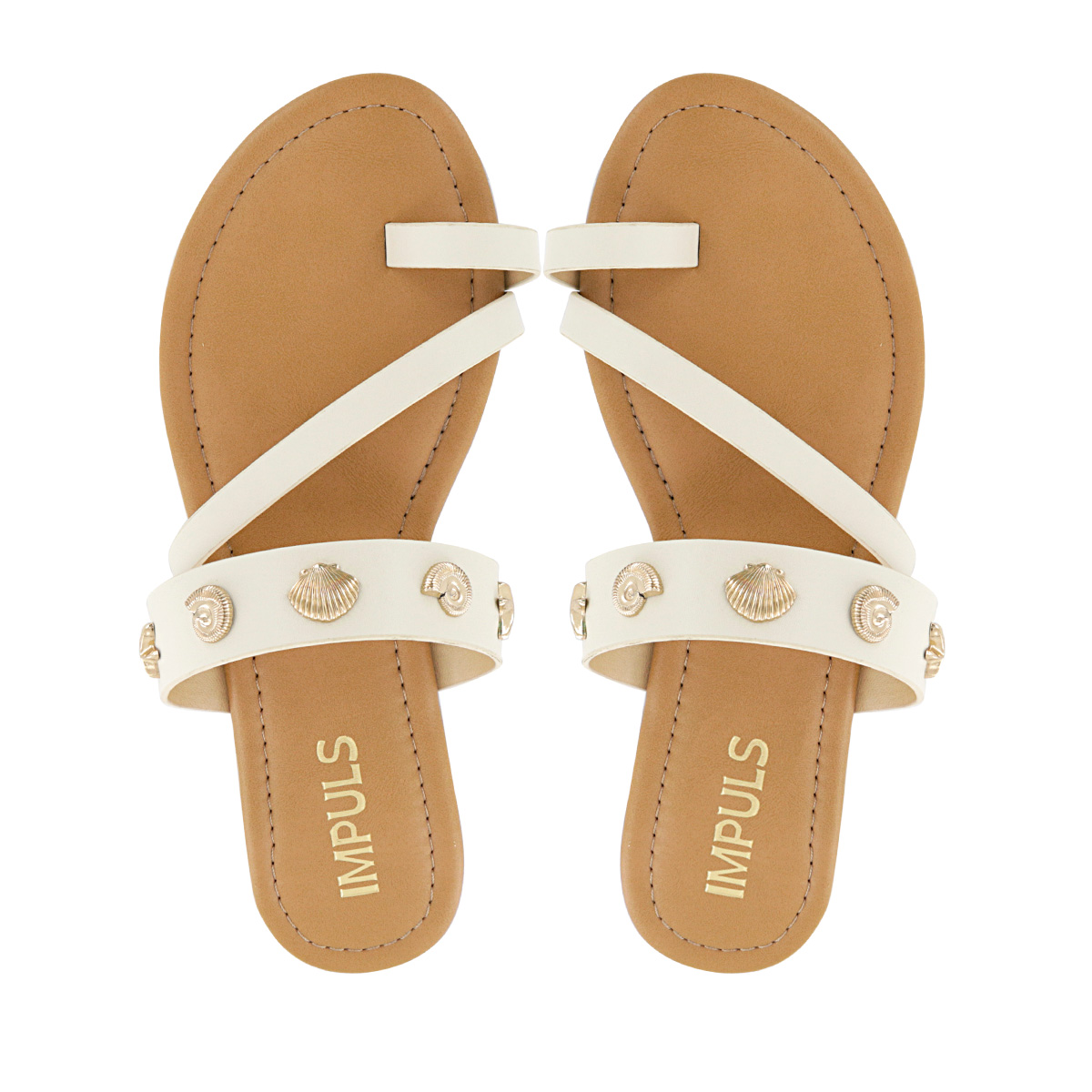 SANDALIAS FLATS MUJER AIXA34 HIELO - 5