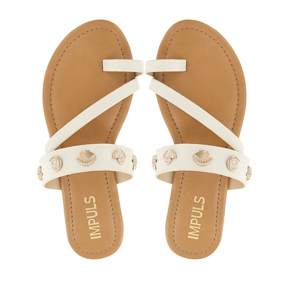 SANDALIAS FLATS MUJER AIXA34 HIELO - 5