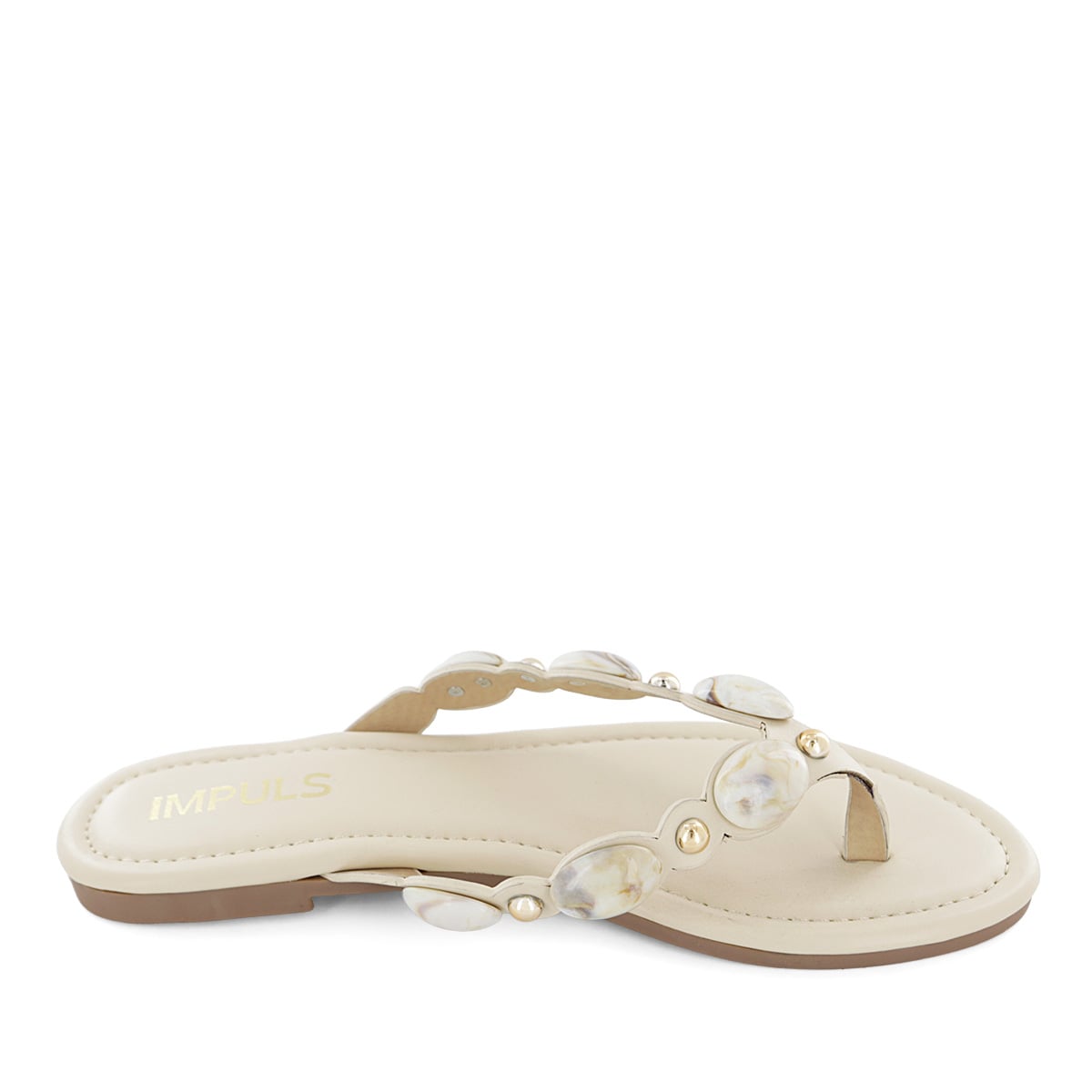 SANDALIAS FLATS MUJER AIXA35 HIELO - 2