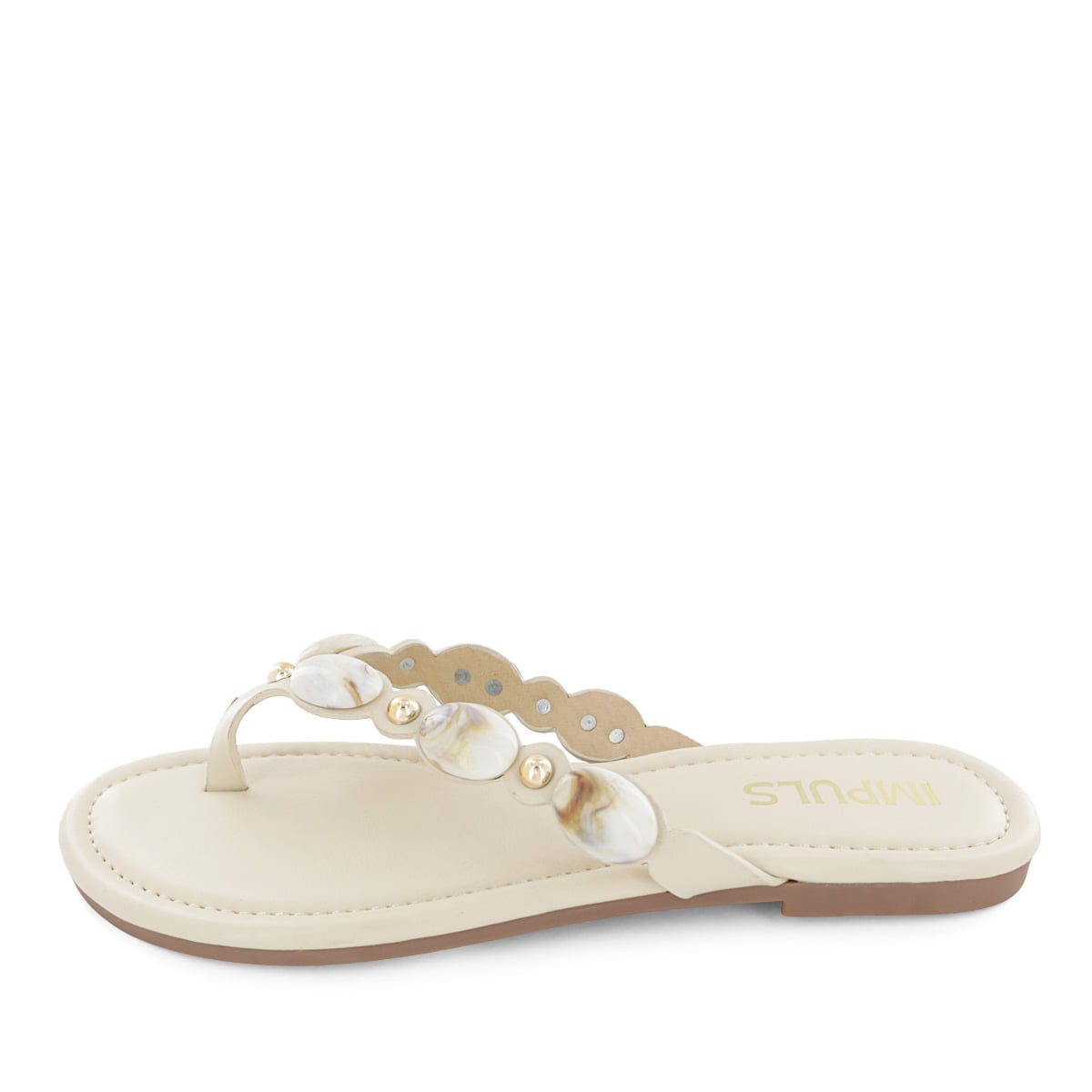 SANDALIAS FLATS MUJER AIXA35 HIELO - 4