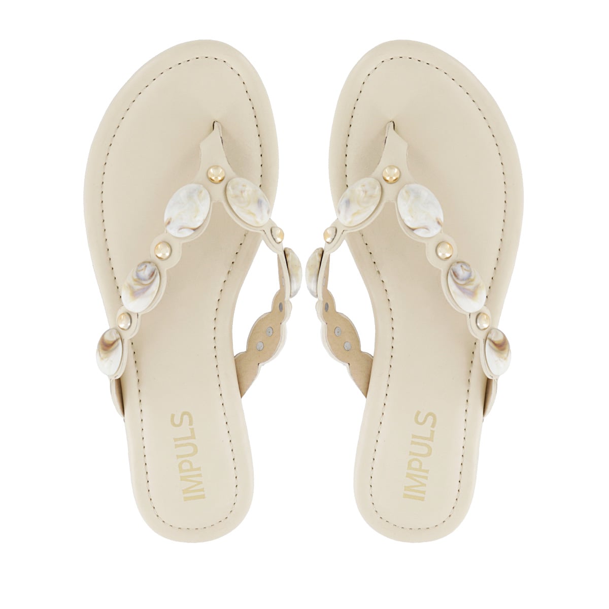 SANDALIAS FLATS MUJER AIXA35 HIELO - 5