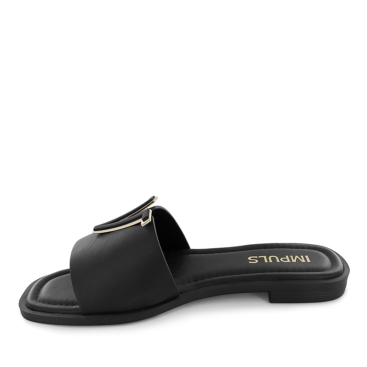SANDALIAS FLATS MUJER AIXA24 NEGRO - 4