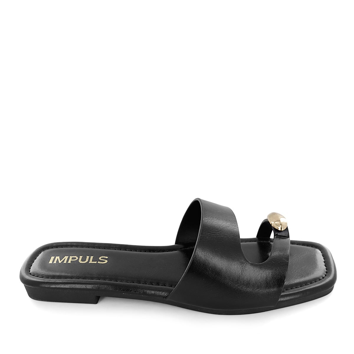 SANDALIAS FLATS MUJER AIXA26 NEGRO - 2
