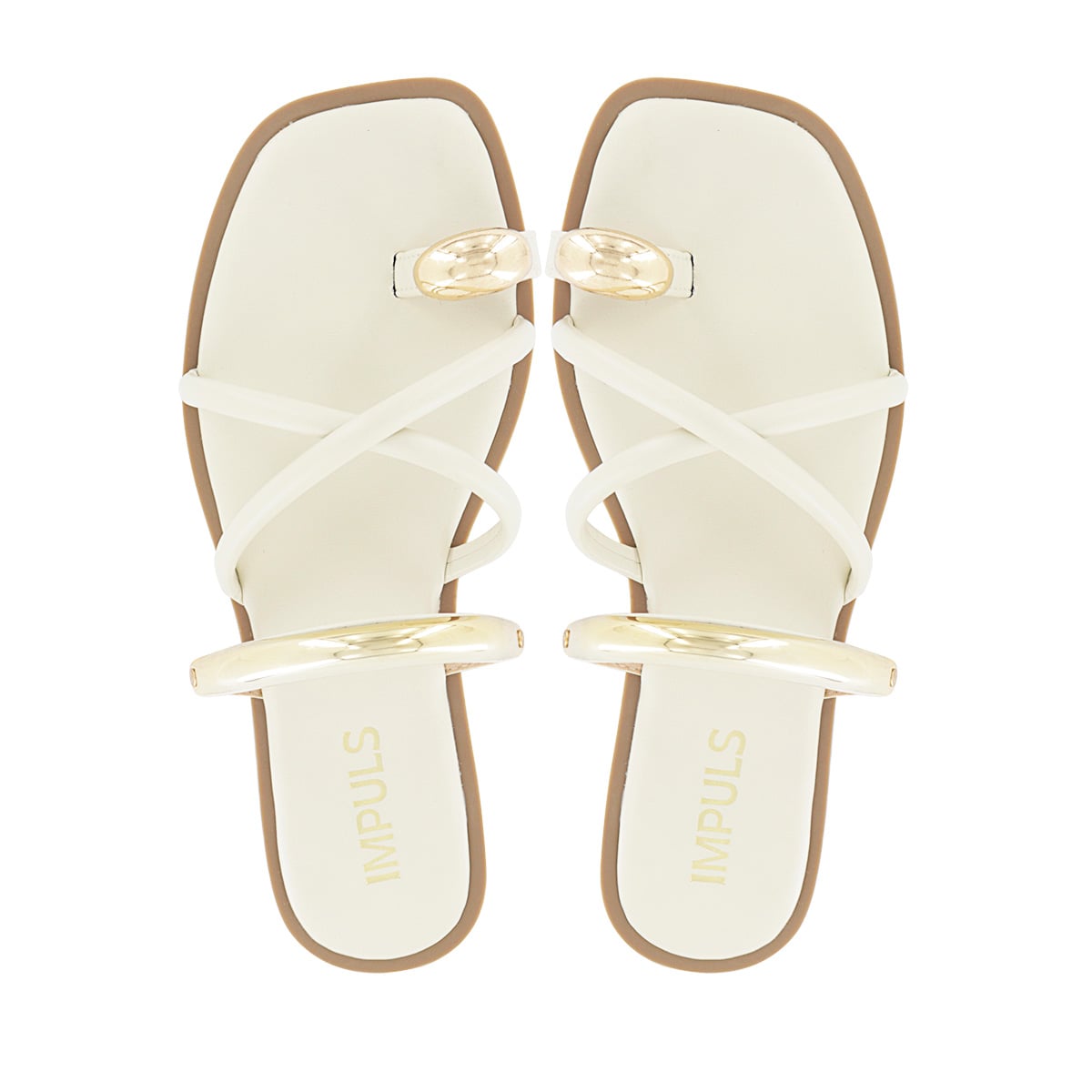 SANDALIAS FLATS MUJER AIXA31 HIELO - 5