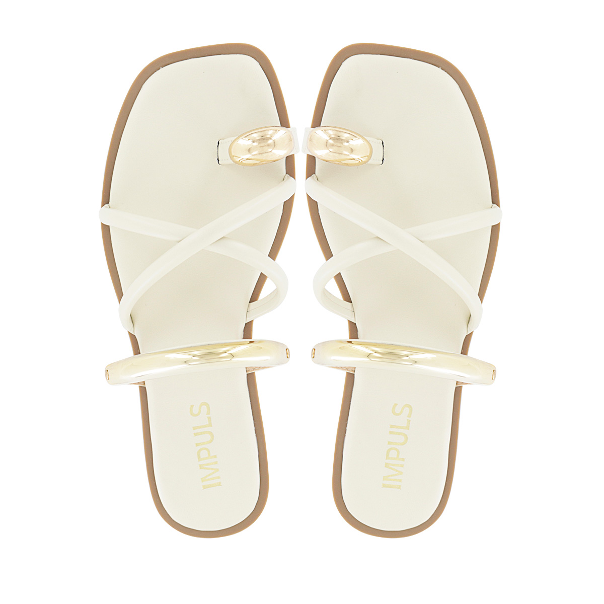 SANDALIAS FLATS MUJER AIXA31 HIELO - 5
