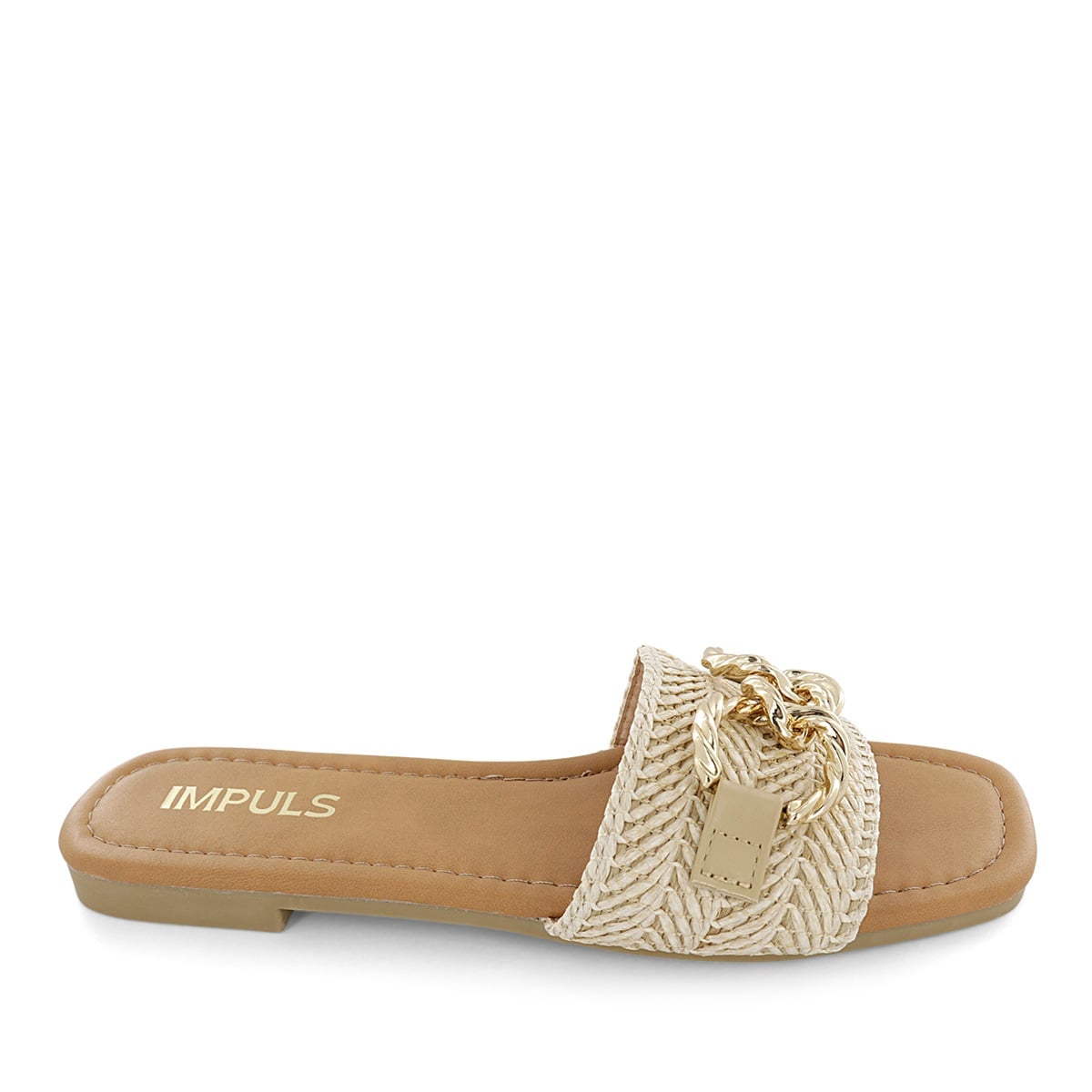 SANDALIAS FLATS MUJER AIXA27 BEIGE - 2