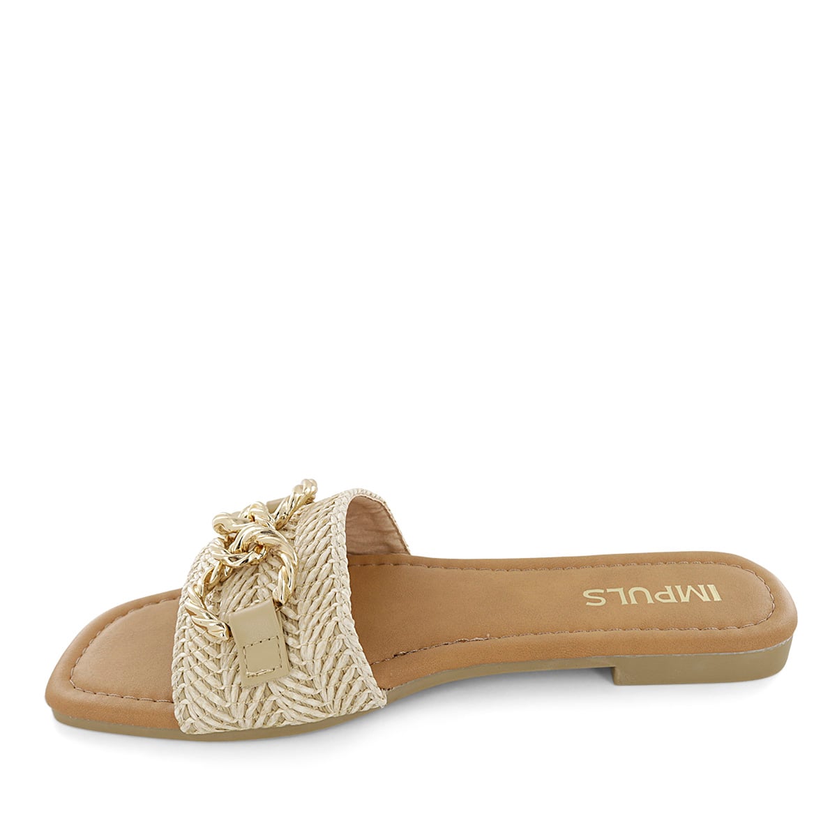 SANDALIAS FLATS MUJER AIXA27 BEIGE - 4