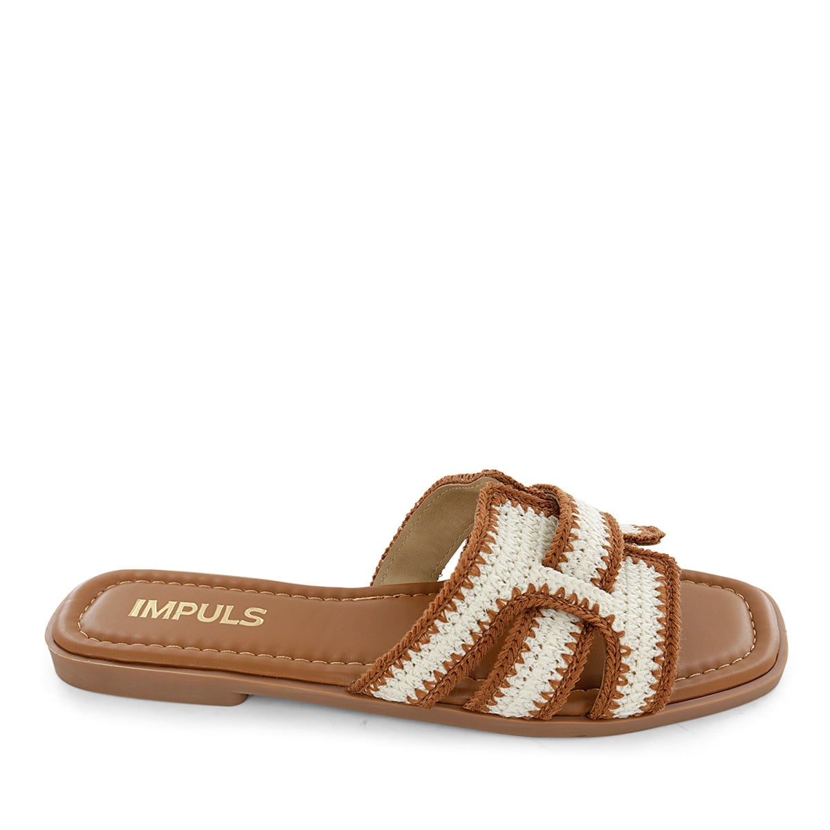SANDALIAS FLATS MUJER AIXA21 CARAMELO - 2