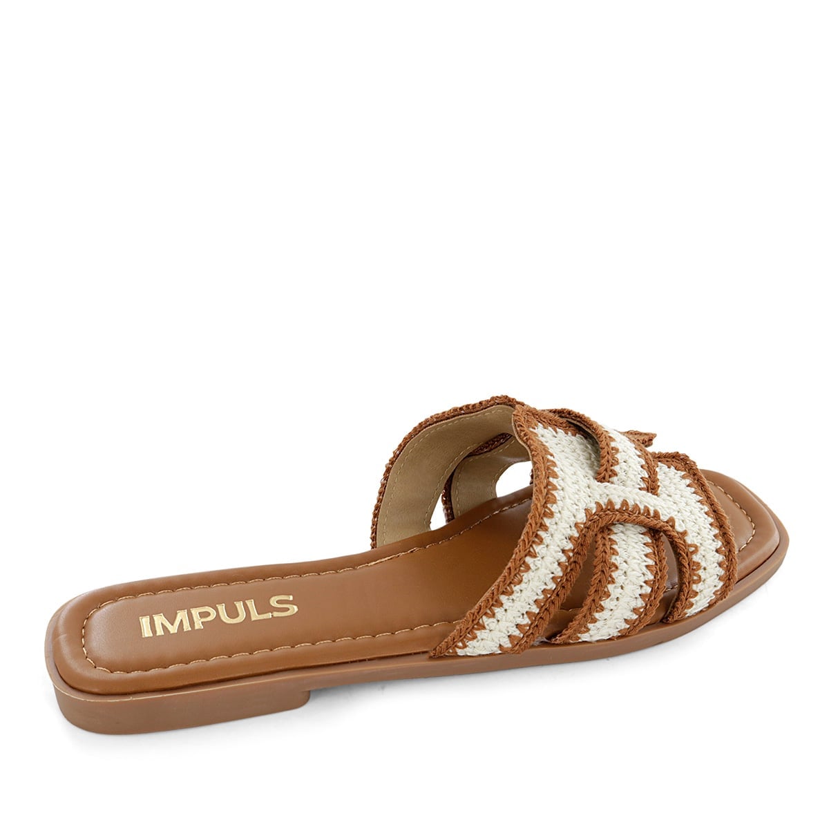 SANDALIAS FLATS MUJER AIXA21 CARAMELO - 3