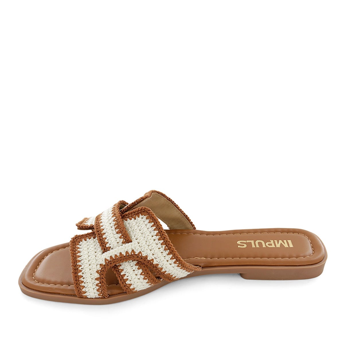 SANDALIAS FLATS MUJER AIXA21 CARAMELO - 4