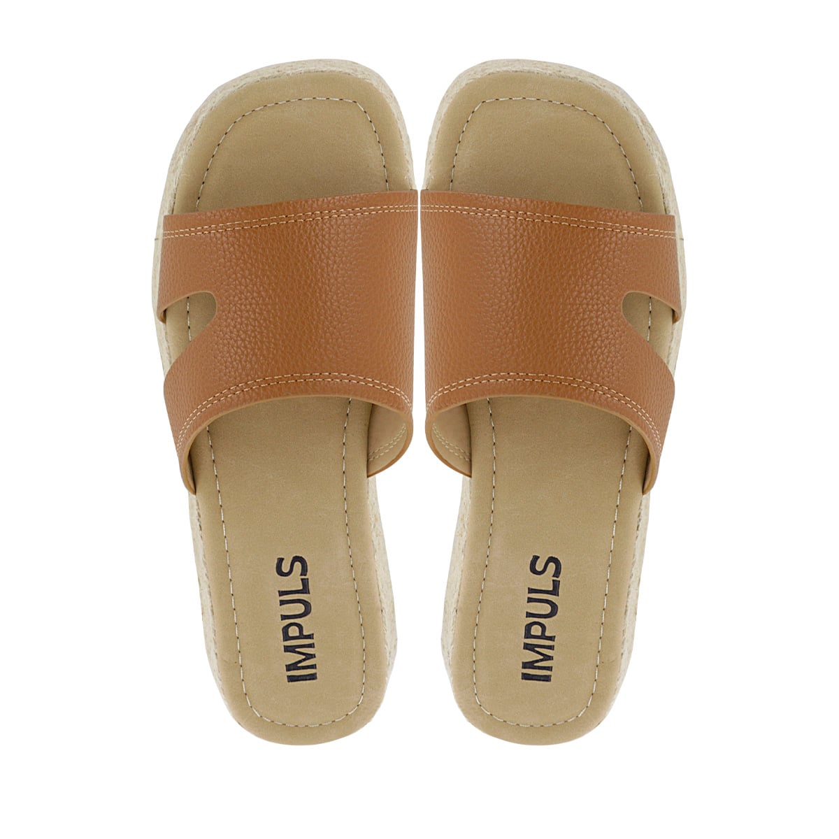 SANDALIAS FLATS MUJER ADAYA21 CARAMELO - 5
