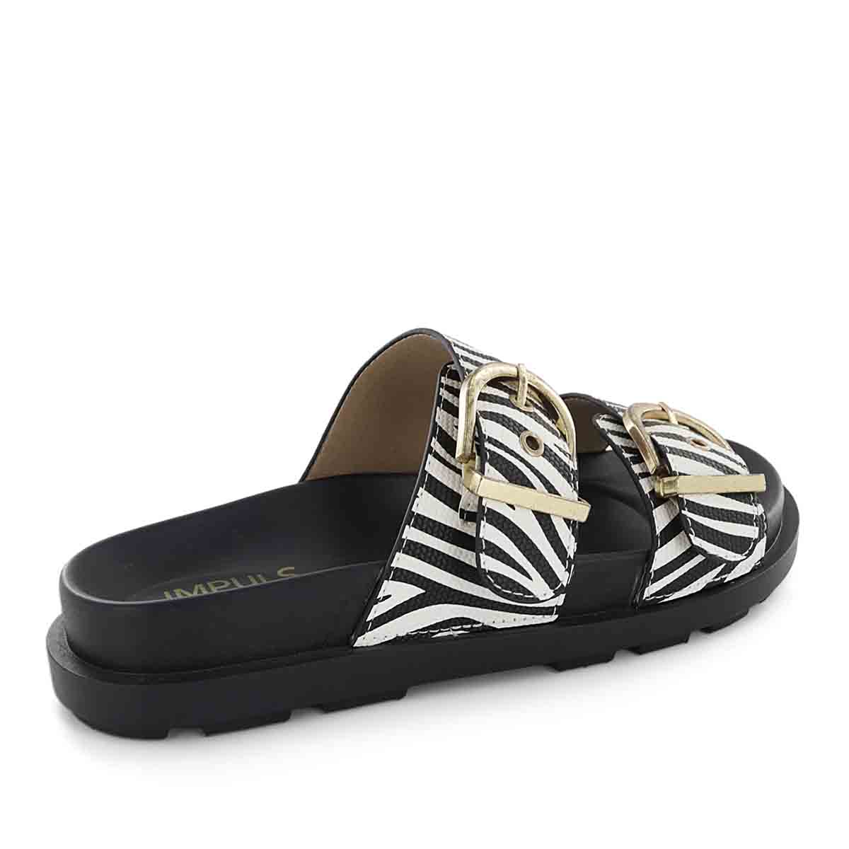 SANDALIAS FLATS MUJER MEI02 ANIMAL PRINT - 3