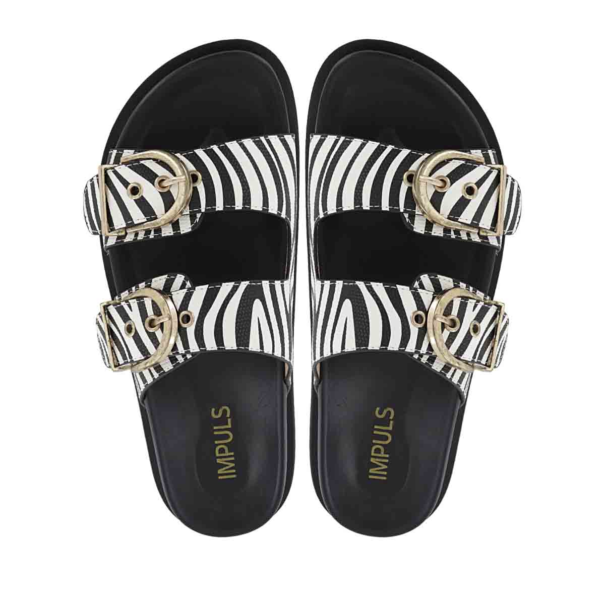 SANDALIAS FLATS MUJER MEI02 ANIMAL PRINT - 5