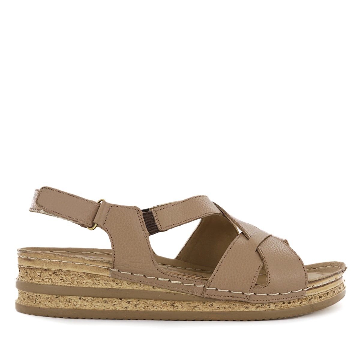 SANDALIAS CUERO MUJER HILDA02 COCOA - 2