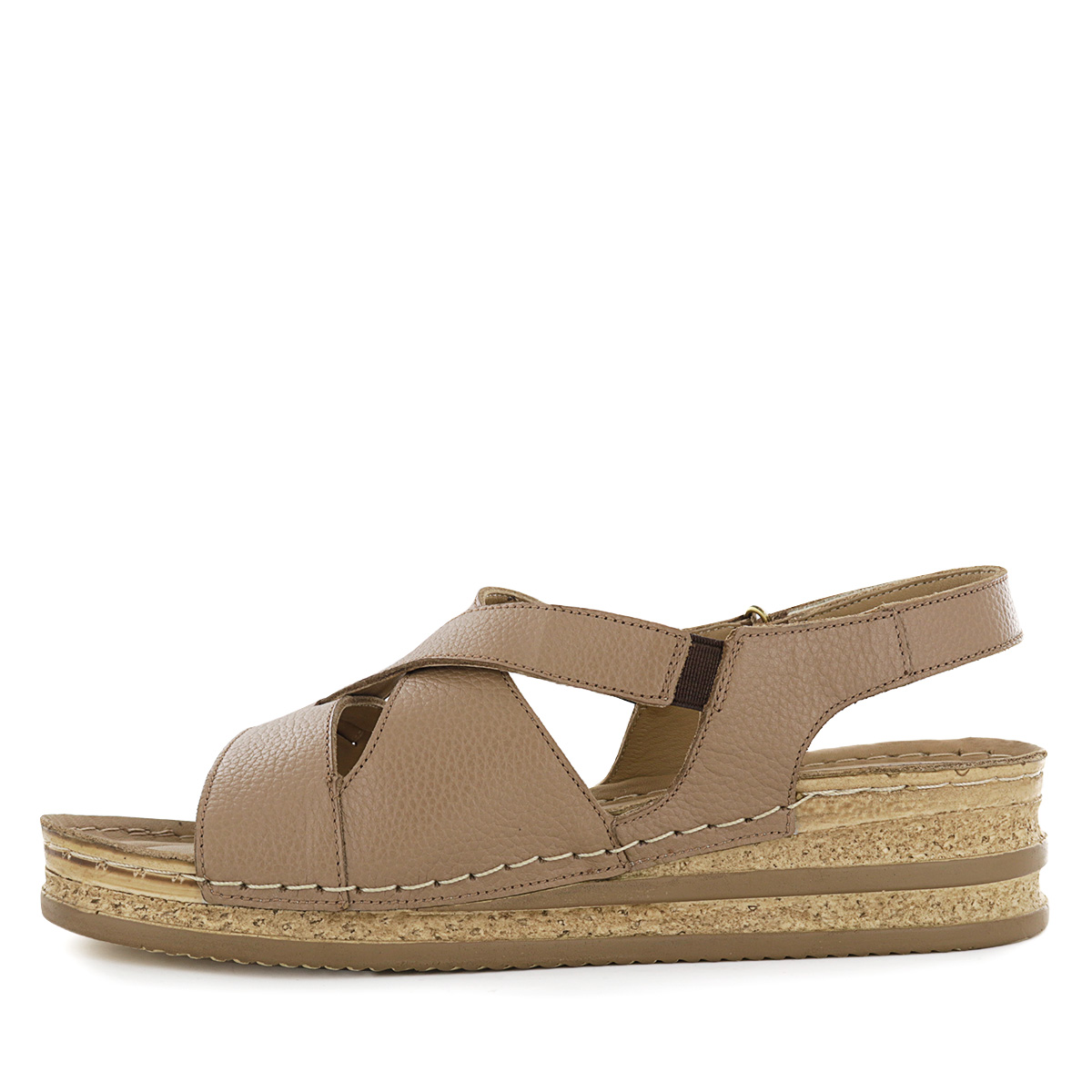 SANDALIAS CUERO MUJER HILDA02 COCOA - 4