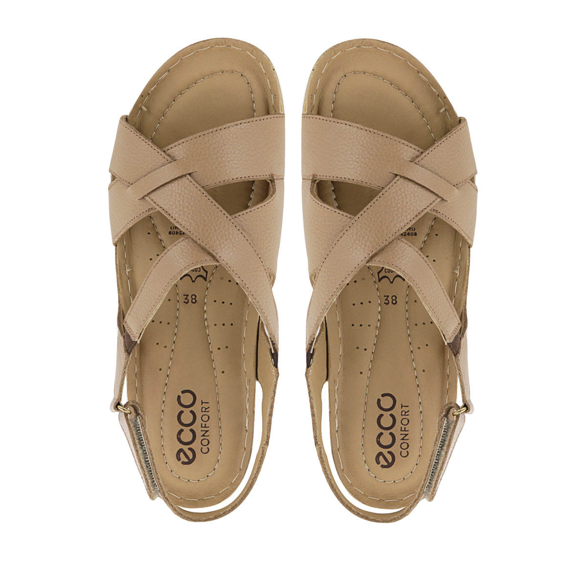 SANDALIAS CUERO MUJER HILDA02 COCOA - 5