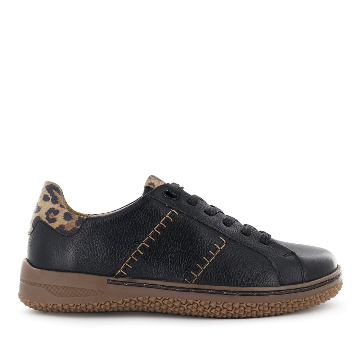 ZAPATILLAS CUERO MUJER MULAN05 NEGRO - 2